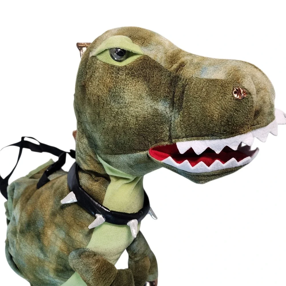 Ministry of Rascals Dinosaur Costume Toddler Child 3T-7YRS Green Spikes Collar